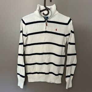 Ralph Lauren Boys quarter zip sweater